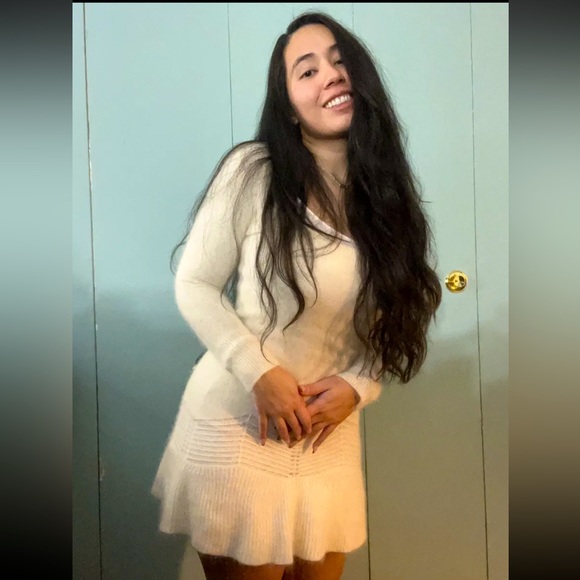 Victoria’s Secret Cream Angora Sweater Moda International Women’s Small - Picture 1 of 7